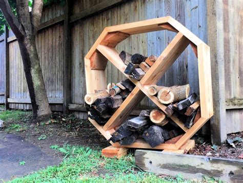 Homemade Diy Firewood Rack Plans For Storage