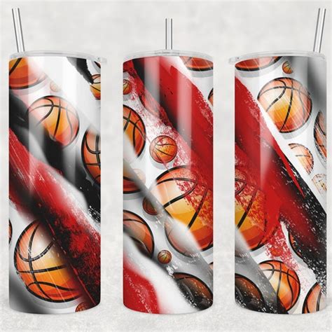 20 Oz Skinny Tumbler Sublimation Template Tiedye Softball Etsy