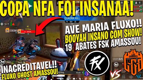 Copa Nfa Segue O Lider Fluxo Booyah Fora O Show Fsk Amassou Los