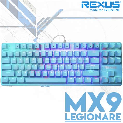 Toko Komputer Online Malang Jual Rexus LEGIONARE MX9 TKL Mechanical