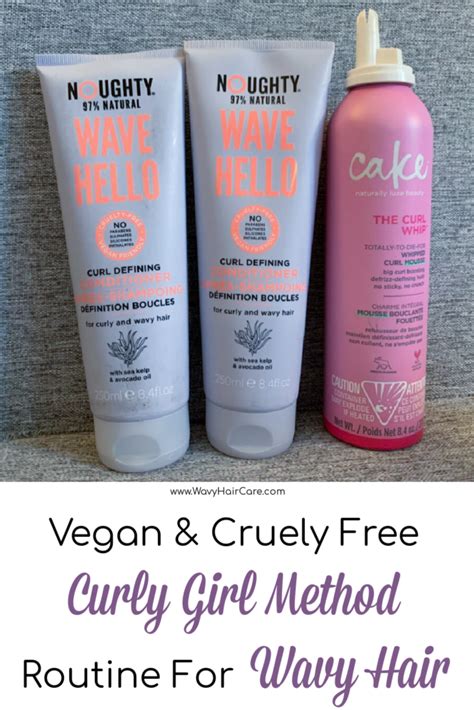 Vegan And Cruelty Free Products And Cgm Routine For Wavy Hair Wavy Hair Care