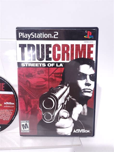 True Crime Streets Of LA Sony Playstation 2 2003 PS2 Complete