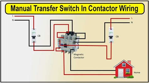 Wiring Diagram For A Single Pole Contactor Explained