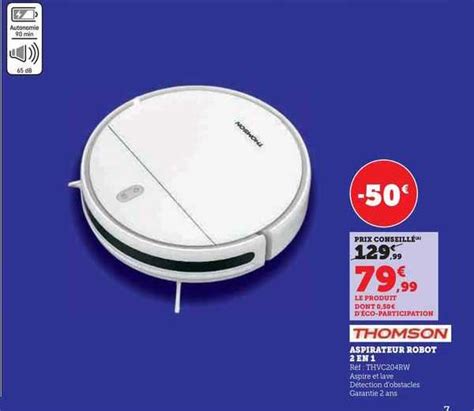 Promo Aspirateur Robot En Thomson Chez Super U Icatalogue Fr