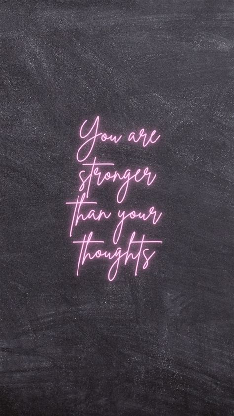 You Are Stronger Than Your Thoughts Positive Quotes Wallpaper Recovery Quotes Strength