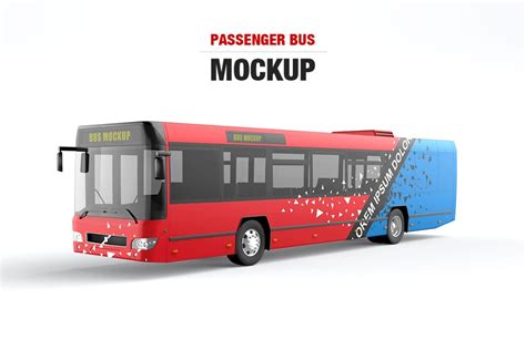 11+ Bus Mockup PSD for Branding and AD - Graphic Cloud