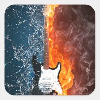 Guitar Case Stickers | Zazzle