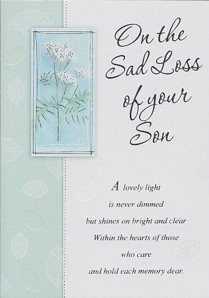 Sympathy Loss Of Son Quotes. QuotesGram