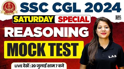 Ssc Cgl Reasoning 2024 Saturday Special Ssc Cgl Reasoning Mock Test