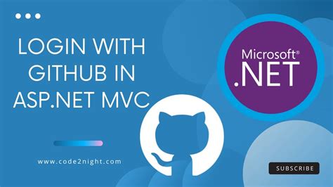 Login With Github In Asp Net MVC YouTube