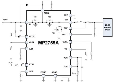 MP2698 | 5V, All-in-One Power Bank Solution IC with 3.6A Boost Current ...