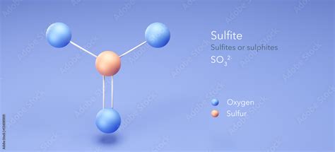 sulfite, molecular structures, sulphite, 3d model, Structural Chemical ...