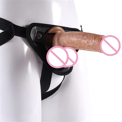 Strap On Dildo With Realistic Vibrating Dildo G Spot Stimulator