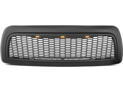 Ram 1500 Honeycomb Mesh Upper Replacement Grille Matte Black 13 18 Ram 1500 Excluding Rebel