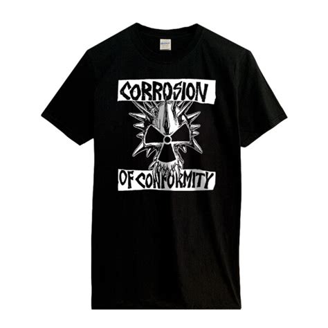 Corrosion Of Conformity Skull Logo Black 19 90