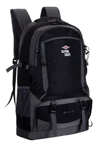 Mochila De Viaje Alpine Skate Camping Trekking Litros Cuotas Al