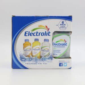 Electrolit Combo 625 Ml Mora Azul Fresa Manzana PiSA