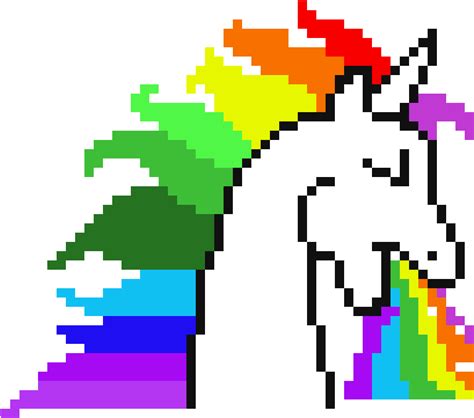 Download Unicorn Minecraft Pixel Art Full Size Png Image Pngkit