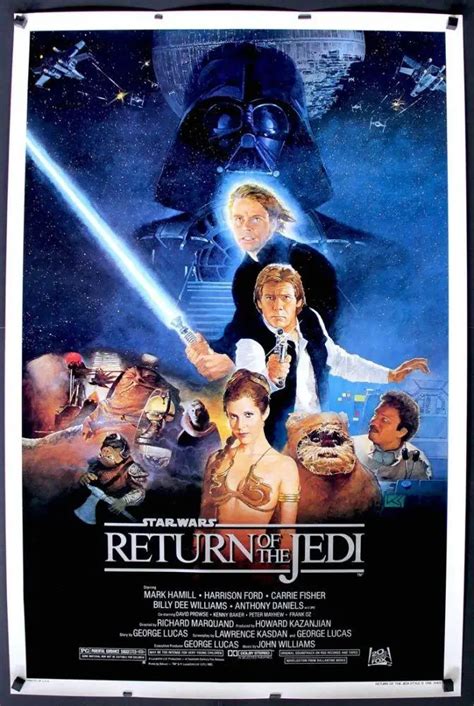 Star Wars Episode Return Of The Jedi Movie Poster Arthipo