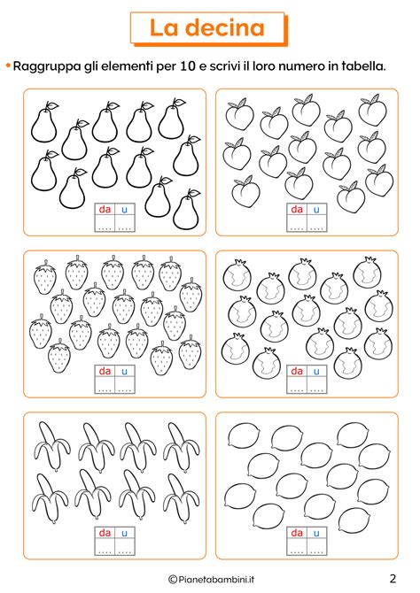 La Decina Schede Didattiche Per La Classe Prima PianetaBambini It