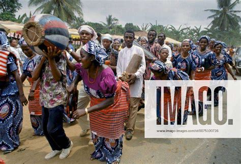 Nigerian Locals At Tribal Gathering Cultural Event At Port Harcourt In