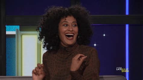 Happy Tracee Ellis Ross  By A Little Late With Lilly Singh Find