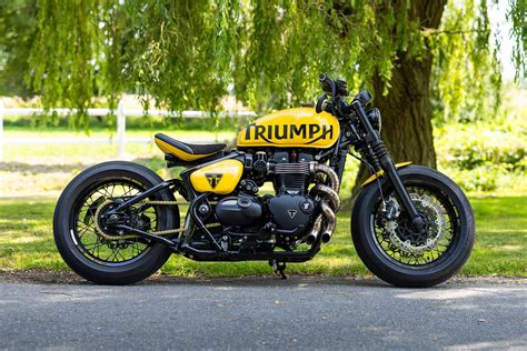 UNMELLOW YELLOW: Triumph Bobber from Thornton Hundred. - Pipeburn