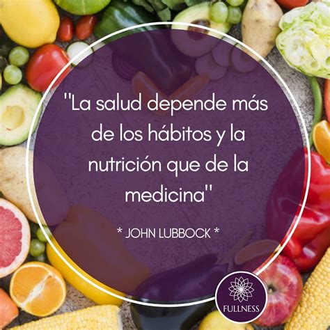 Frases de nutrición y vida sana Consejos para una alimentación saludable