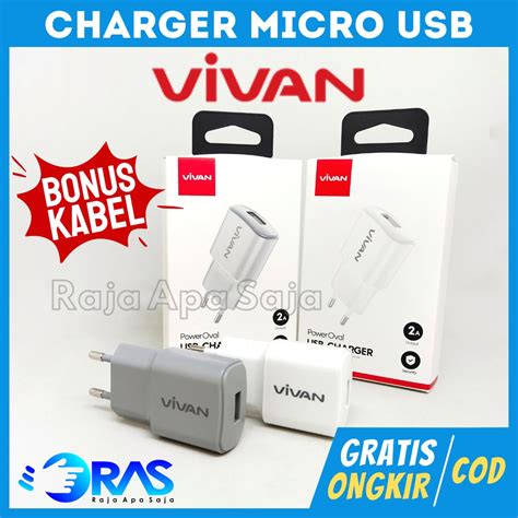 Jual KEPALA CHARGER VIVAN Adaptor Batok Casan HP Fast Charging POWER