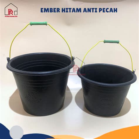 Jual Ember Hitam Anti Pecah Ember Plastik Ember Tc 18 Ember Tc 22