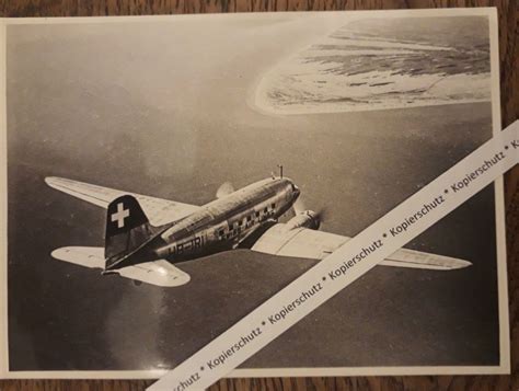 Vintage Foto Swissair DC 3 Aviatik Schweiz Kaufen Auf Ricardo