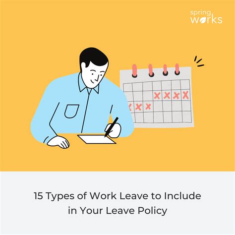 15 Types of Work Leave to Include in Your Leave Policy - Springworks Blog 