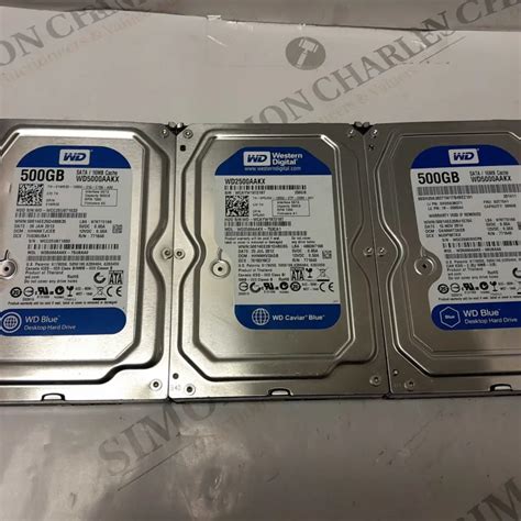 WD5000AAKX-08U6AA0, WD2500AAKX-753CA1 4606737-Simon Charles Auctioneers