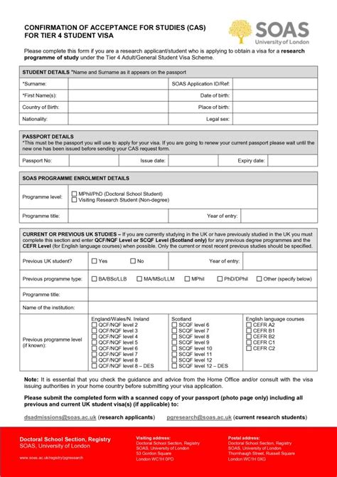 What Is Cas Confirmation Of Acceptance For Studies Ed4wo