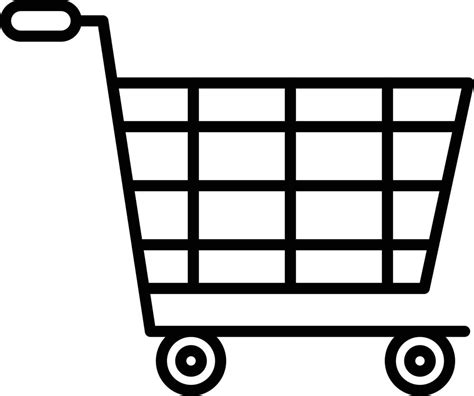 Shopping Cart Outline Icon 9244247 Vector Art at Vecteezy