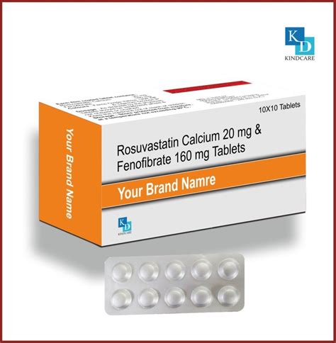 Rosuvastatin Calcium Mg Fenofibrate Mg Tablets For Hospital