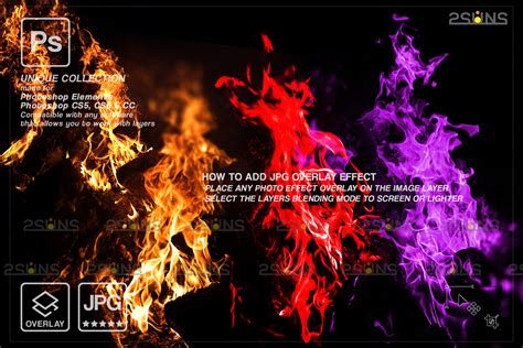 Photoshop fire & Photoshop overlay gun fire, burn overlays, smoke - FilterGrade