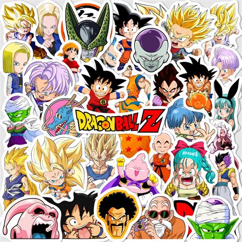 Jual Sone Variasi Pcs Stiker Dragon Ball Sticker Dragon Ball