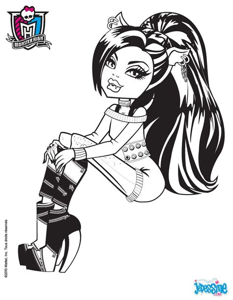 Coloriage204 Coloriage De Monster High à Imprimer Gratuit