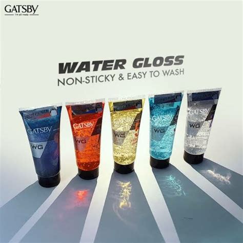 Jual Gatsby Water Gloss Wg G Kemasan Tube Asli Original Minyak