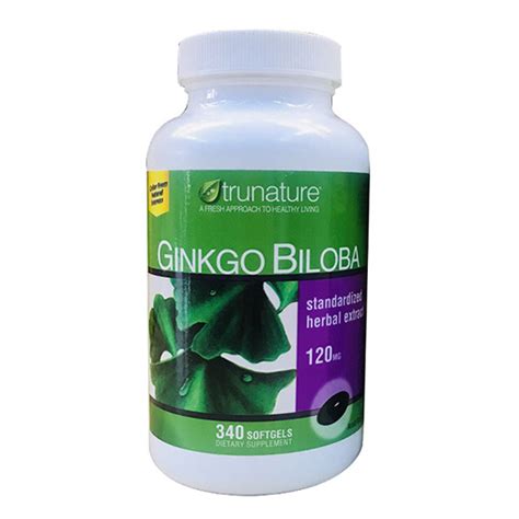 Tpcn Viên Uống Ginkgo Biloba 120mg Trunature Của Mỹ 340 Viên Thuốc Chính Hãng