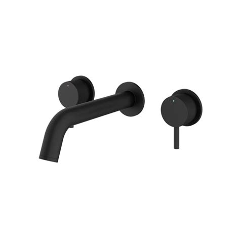 abacus iso pro matt black wall basin mixer sanctuary