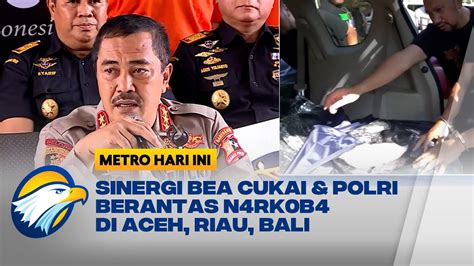 Sinergi Bea Cukai Polri Gagalkan Penyeludupan S4bu Ekstasi Lewat