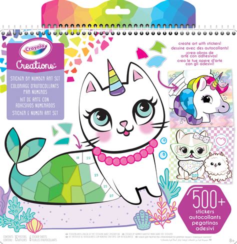 Buy Crayola Creations Sticker By Number Art Set At Mighty Ape Nz