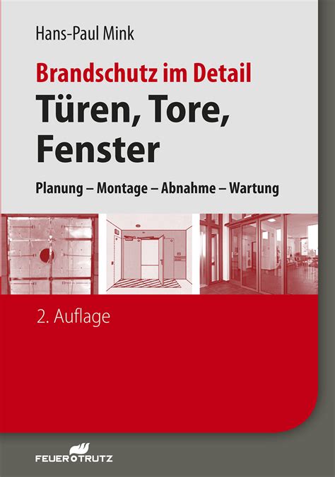 Brandschutz Im Detail T Ren Tore Fenster E Book Pdf Pdf Ebook