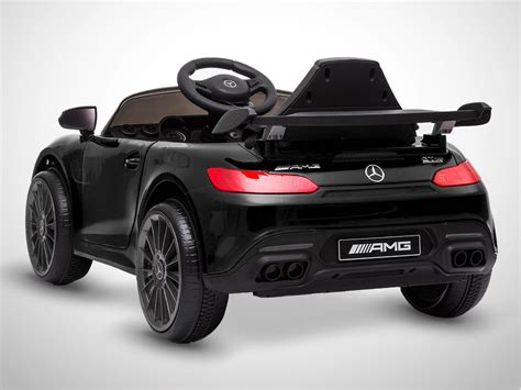 Voiture Lectrique Enfant Mercedes Gt R Amg W Noir Kingtoys