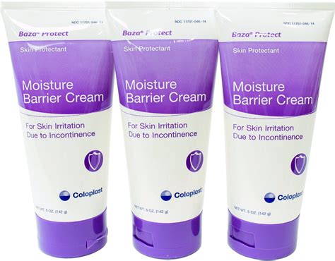 Coloplast Baza Protect Barrier Cream 5 Oz Tube Pack Of 3