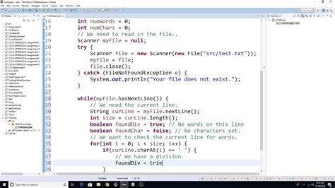 Java Reading Files Getting Number Of Lines Number Of Characters Or