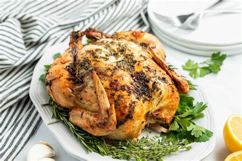 Garlic Herb Roasted Chicken Recipe Shugary Sweets