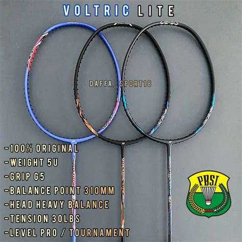 Jual RAKET BADMINTON YONEX VOLTRIC LITE 35i 40i 47i ORIGINAL SIAP PAKAI